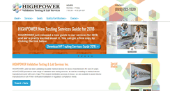Desktop Screenshot of highpowervtls.com