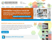 Tablet Screenshot of highpowervtls.com